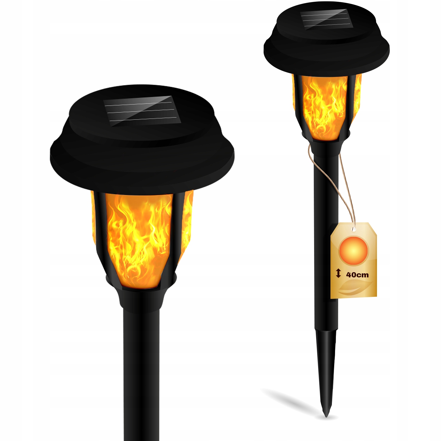 

Lampa Solarna Pochodnia Led Ogrodowa Płomień IP44