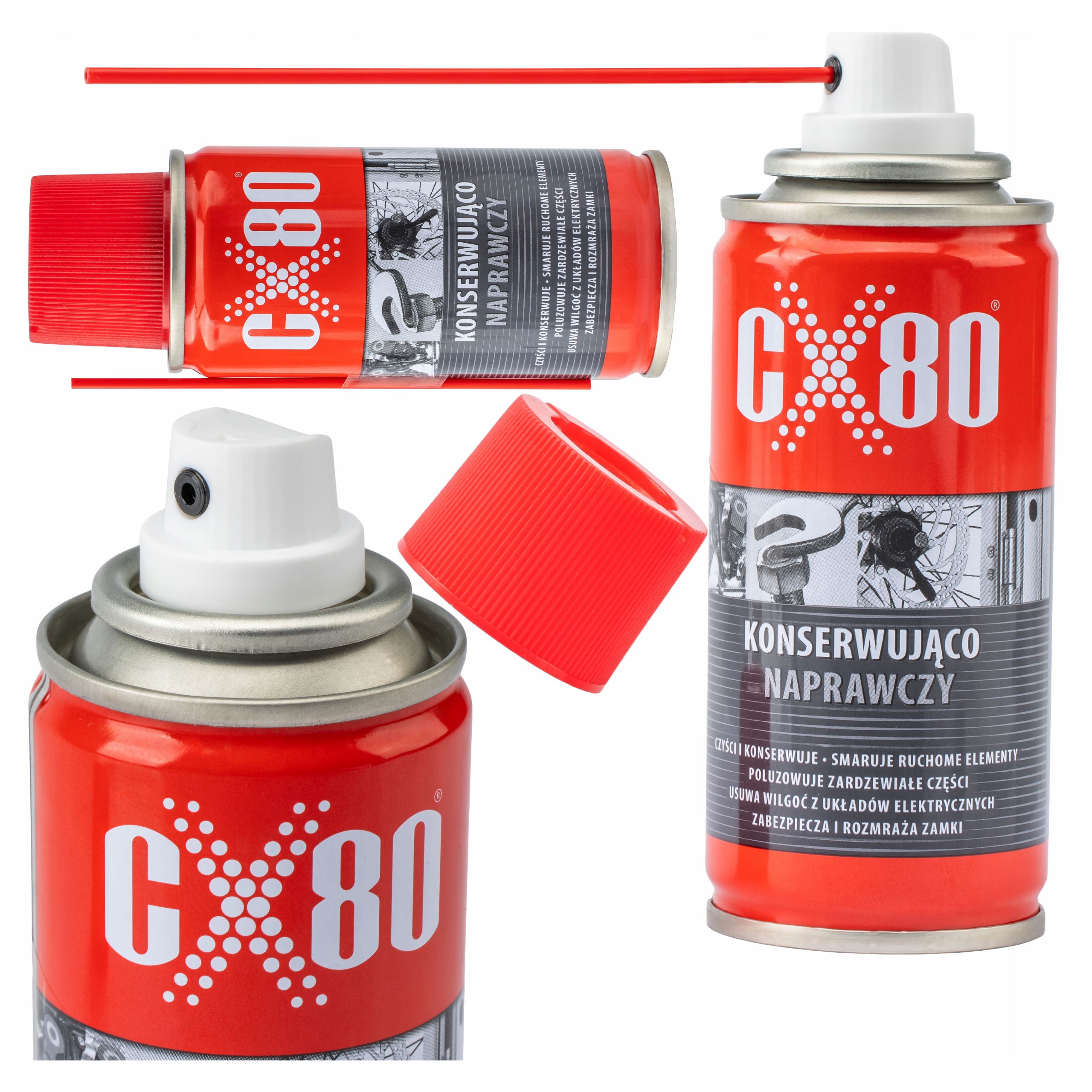 Płyn Preparat Konserwacyjny-naprawczy 100ML Spray Wielofunkcyjny Ochrona