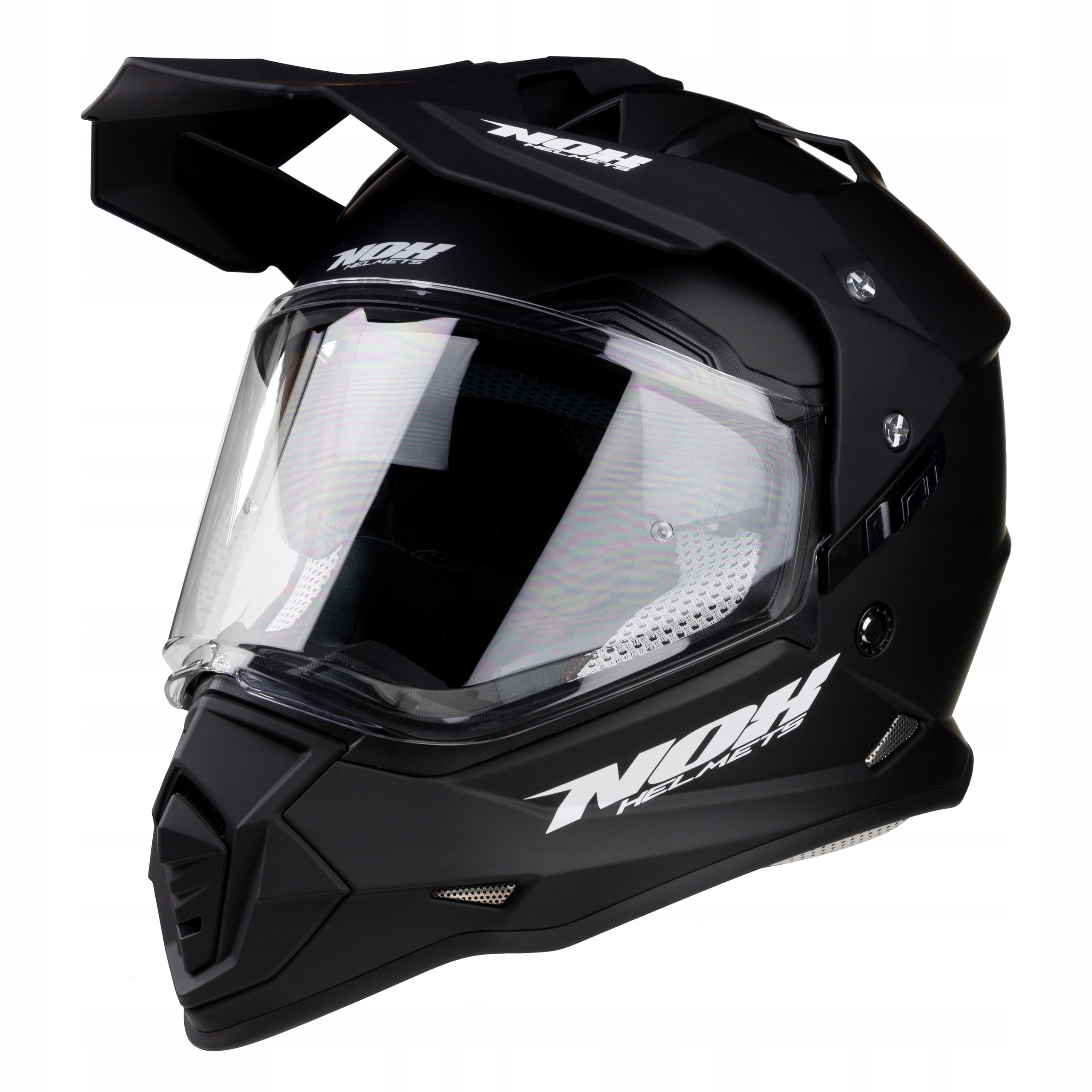 NOX N312 MAT KASK MOTOCYKLOWY CROSS +PINLOCK XXL Model N312 BLACK MAT