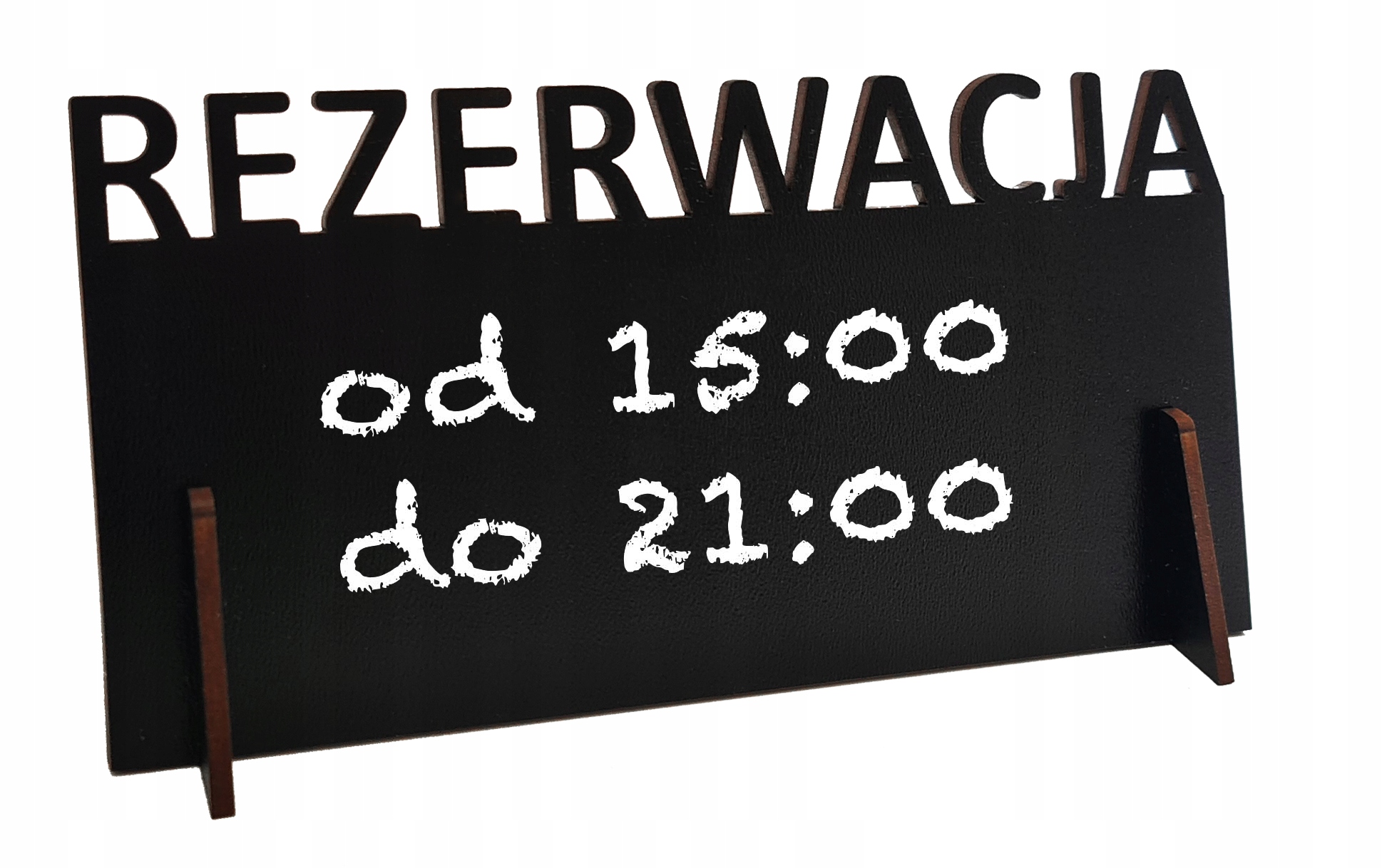 TABLICZKA REZERWACJA STOJAK NA STOLIK DO PISANIA