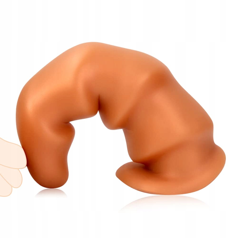 RIESEN Silikonowy Korek Analny 3 Rozmiary Realistyczny Dildo z Przyssawką — miniatura 4