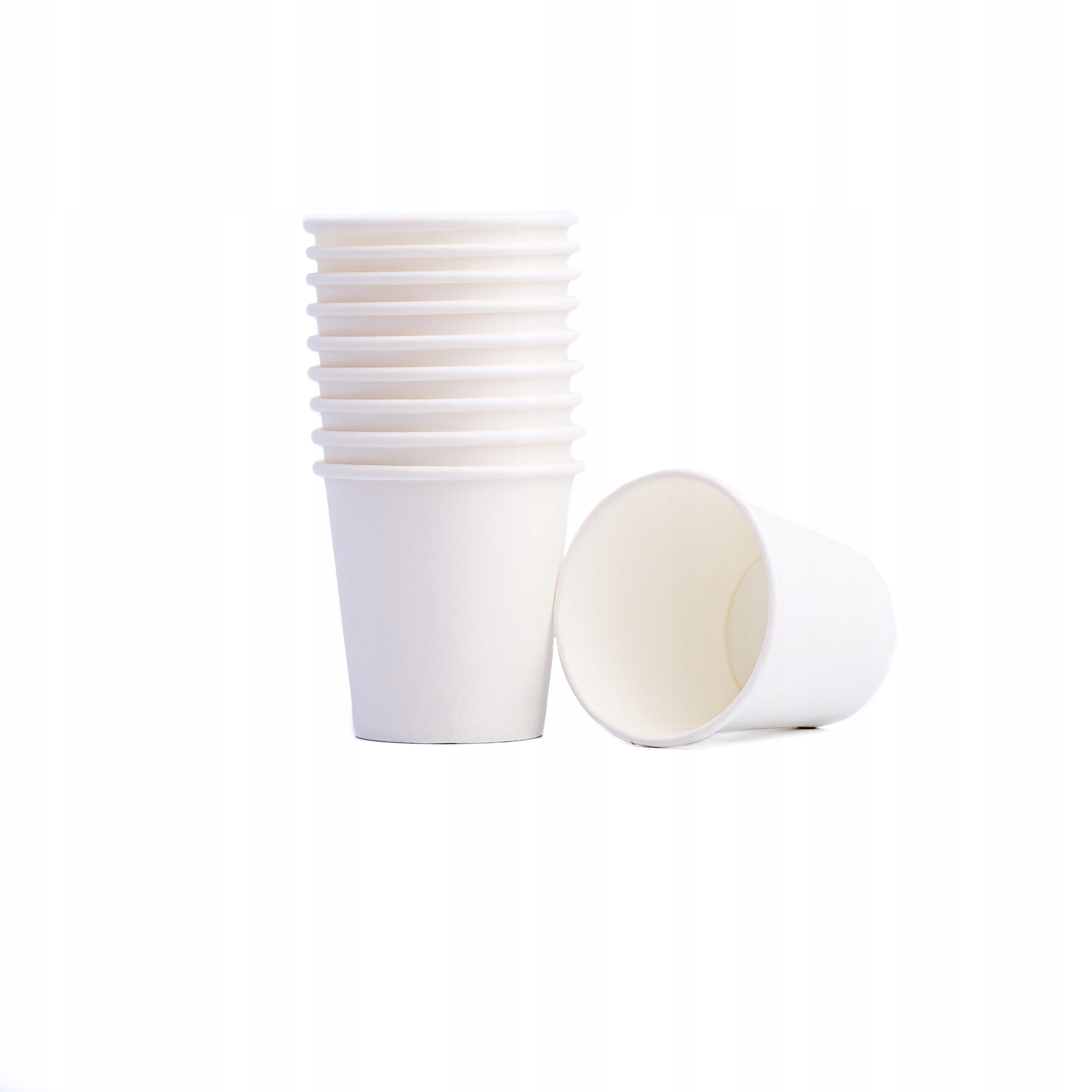 Papírové kelímky 40 ml bílé 1000 ks – biologicky rozložitelné, bez plastů