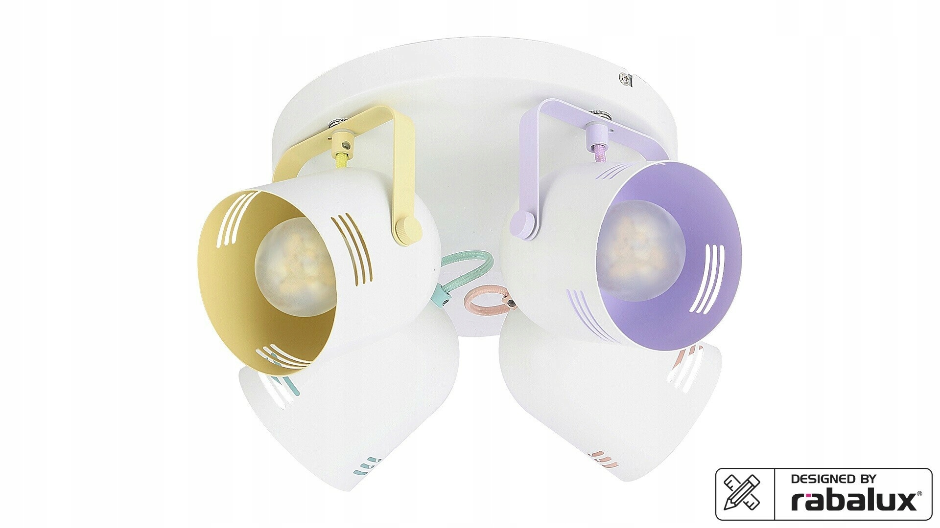 Rabalux Minuet 7014 bodové stropní svítidlo E14 4x40W, bílá/pastelová