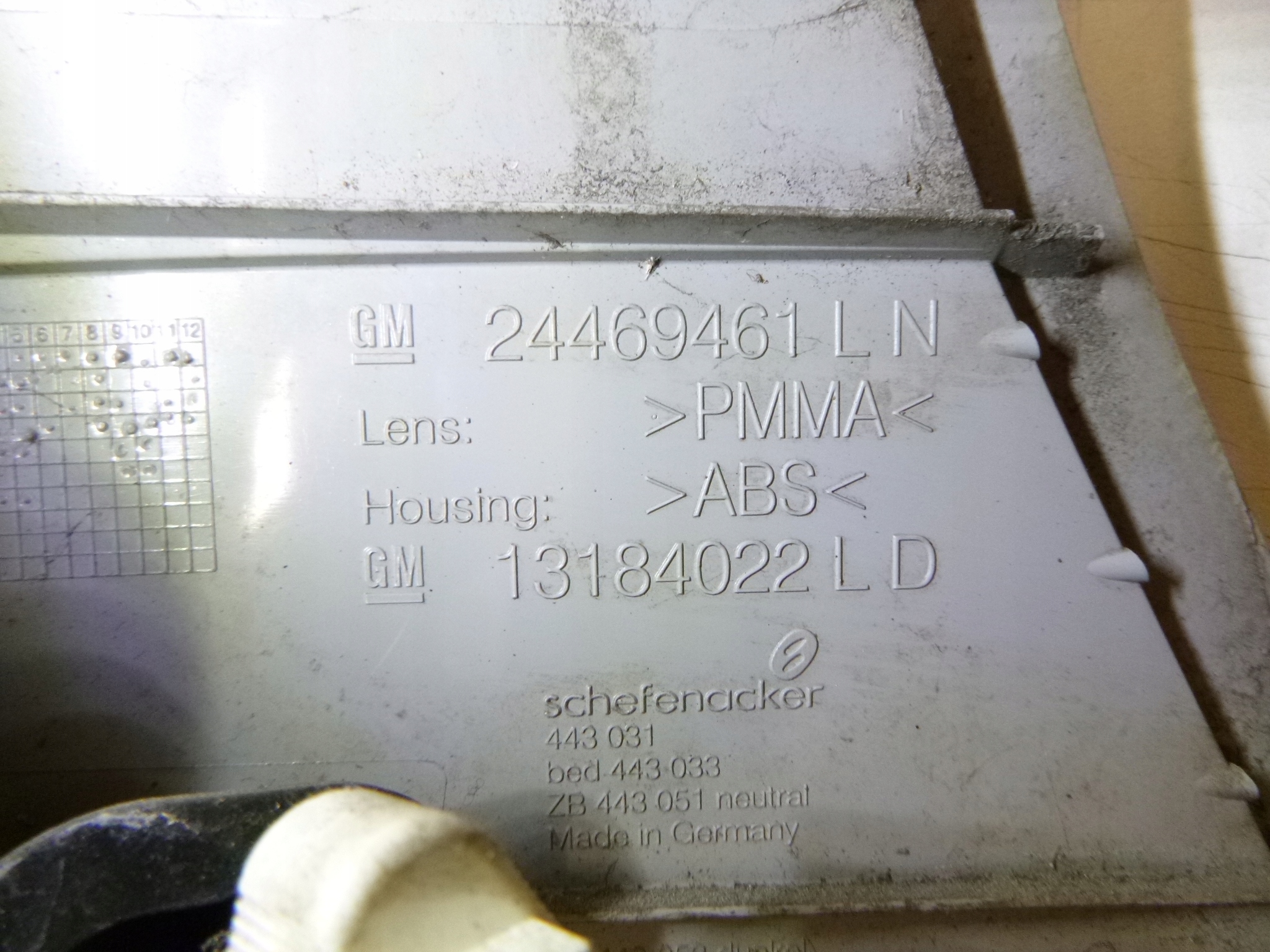 light rear left Opel Vectra C Kombi 04r. 24469461
