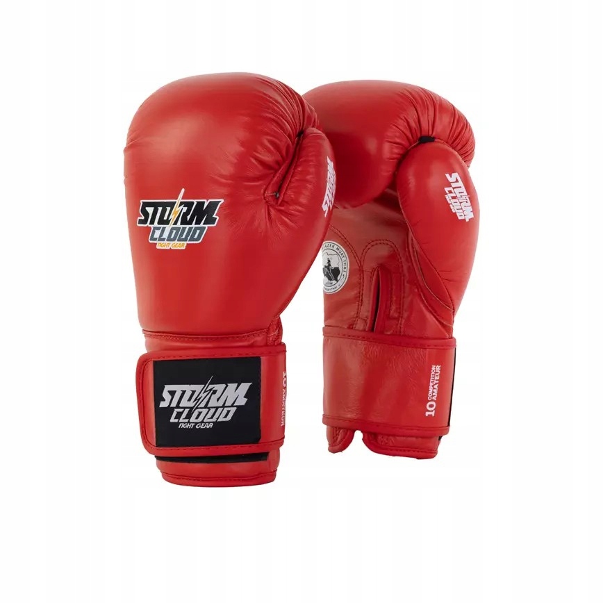 StormCloud x Pzmt Oficiální turnajové boxerské rukavice červené 10oz