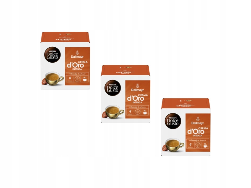 Kapsułki Nescafe Dallmayr Crema D Oro intensa do Dolce Gusto 3 x 16 szt.