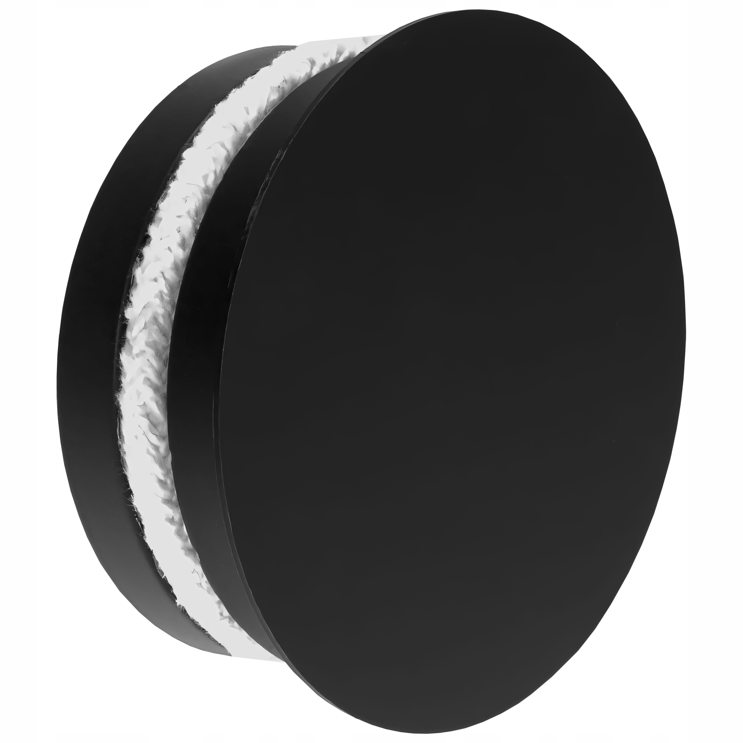 Zaślepka do Trójnika Ceramicznego Nyplowa ze Sznurem Czarna fi 200 Darco