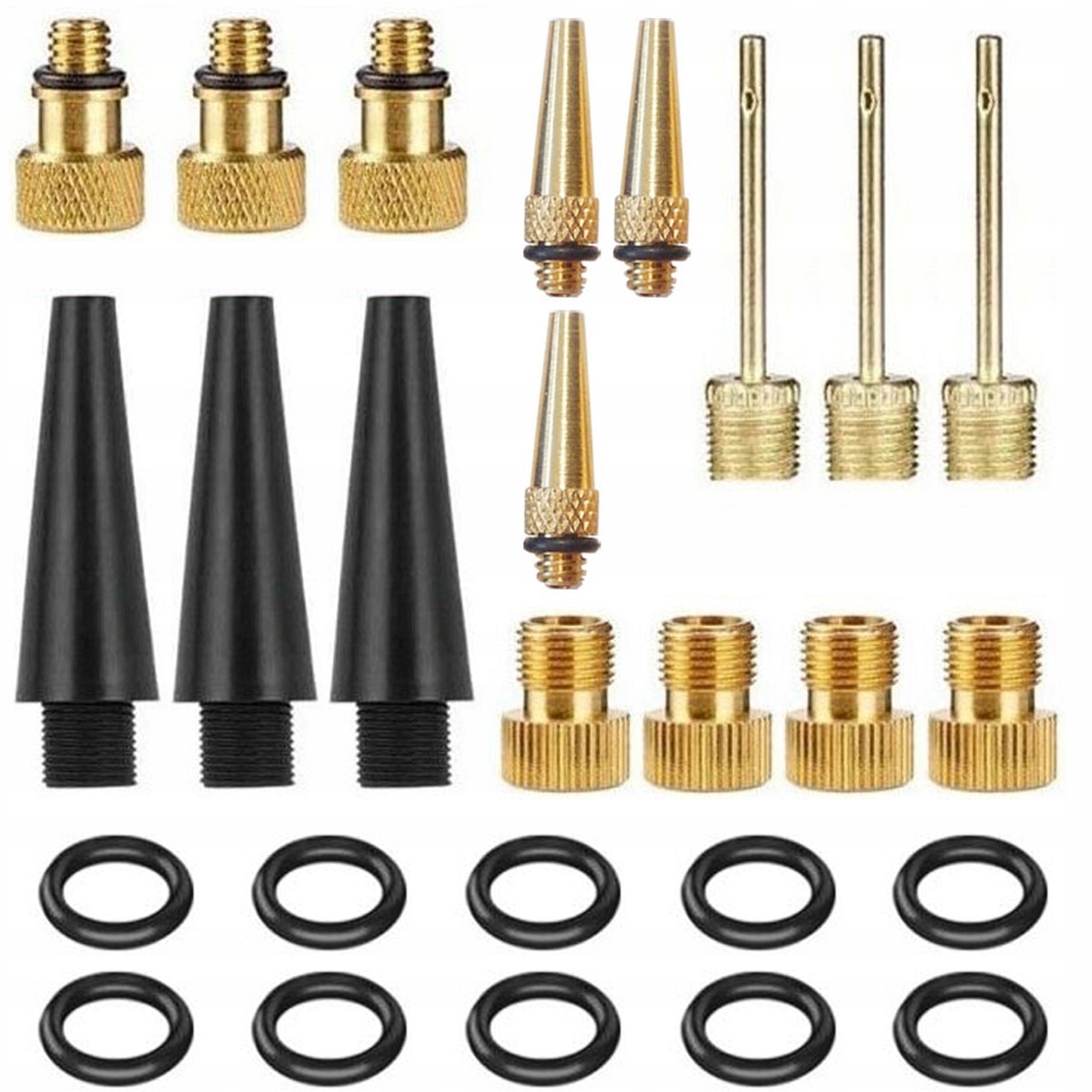 

Adaptery Redukcje Zestaw XXXL Do Wentyli DV Av Sv