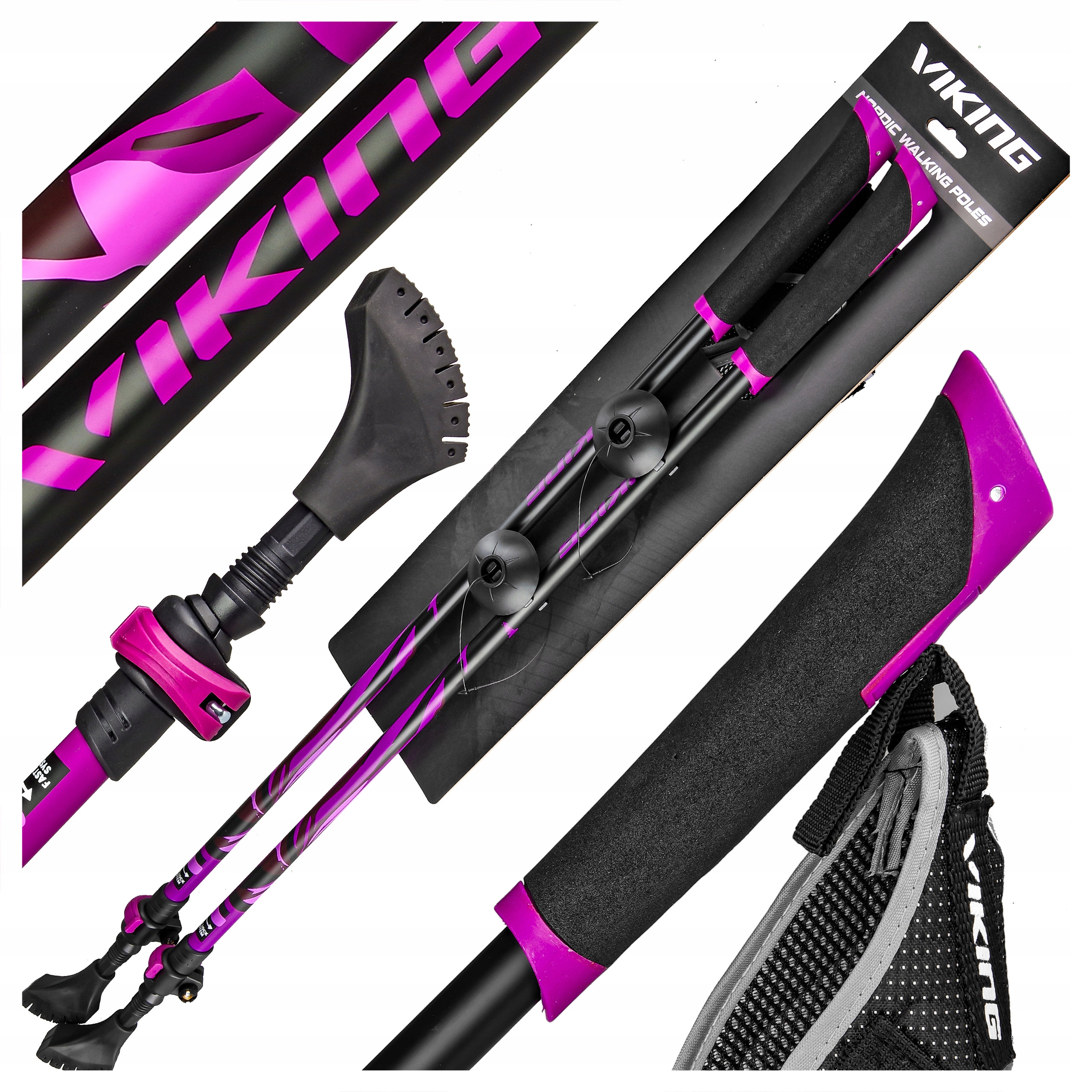 

Kije Nordic Walking Viking Uppsala Regulowane