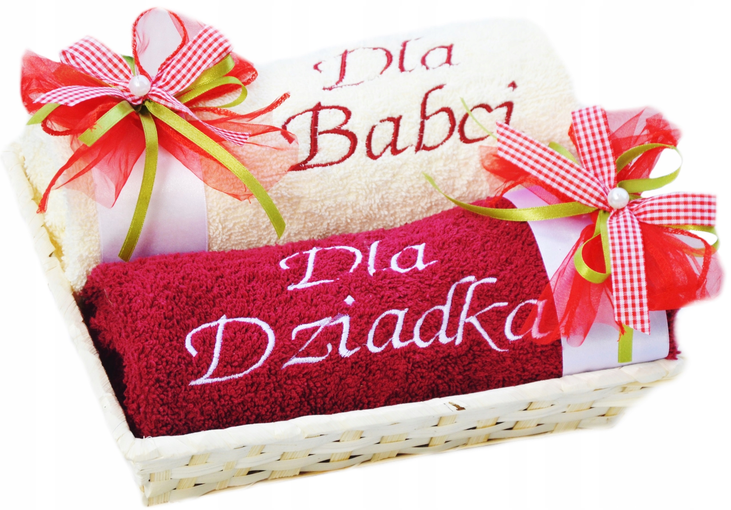 PIĘKNY ZESTAW Ręczników Prezent dla Mamy i Taty Marka FM