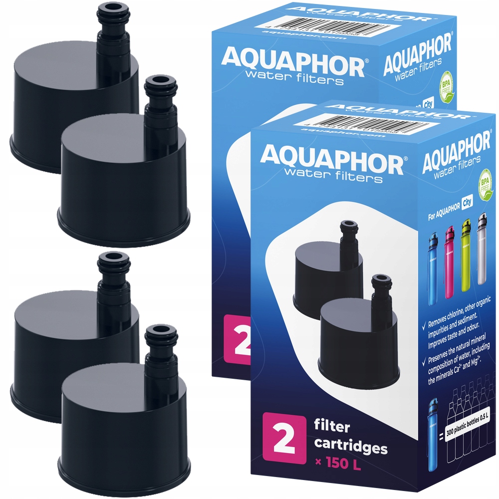 

Filtr Wkład Do Wody Do Butelki Aquaphor City 4 Szt