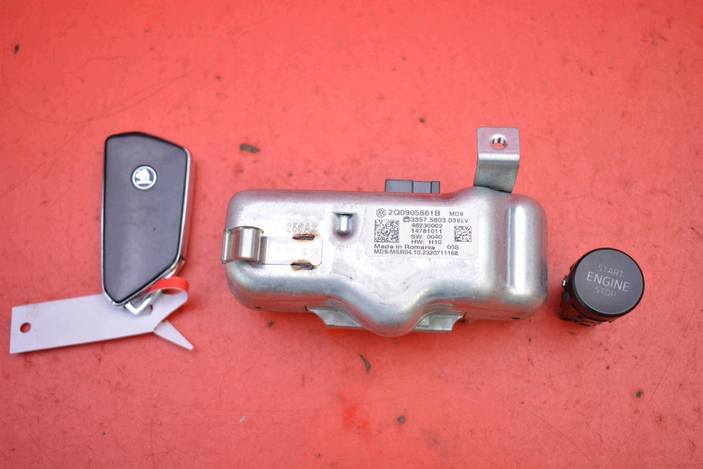 ignition key button blocking 3V0905217B 2Q0905861B SKODA OCTAVIA 4 IV