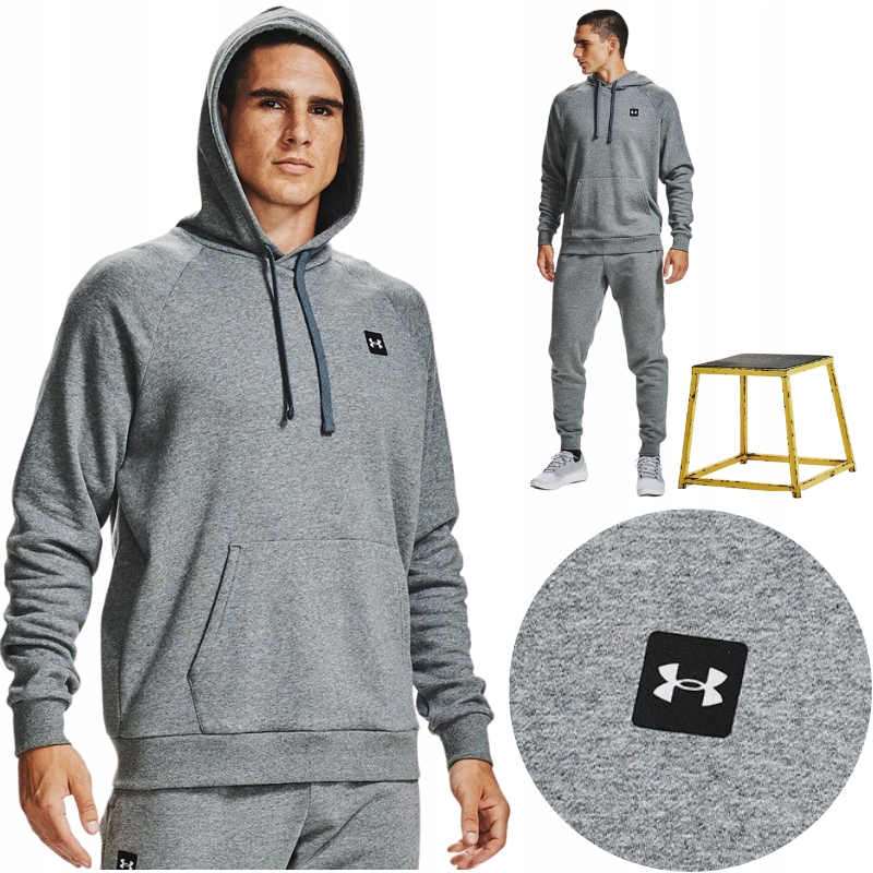 Pánská Mikina S Kapucí Sportovní Tepláková Bavlna Under Armour vel. M