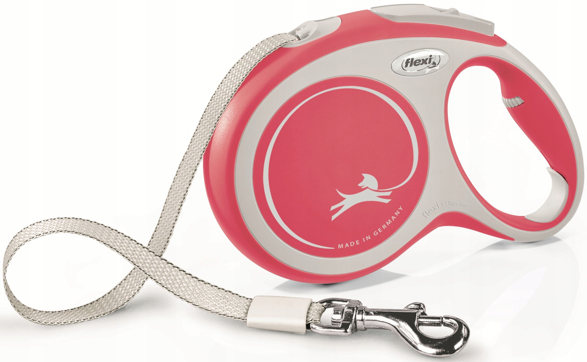 

Flexi Smycz New Comfort Taśma L 8m 50kg Czerwona