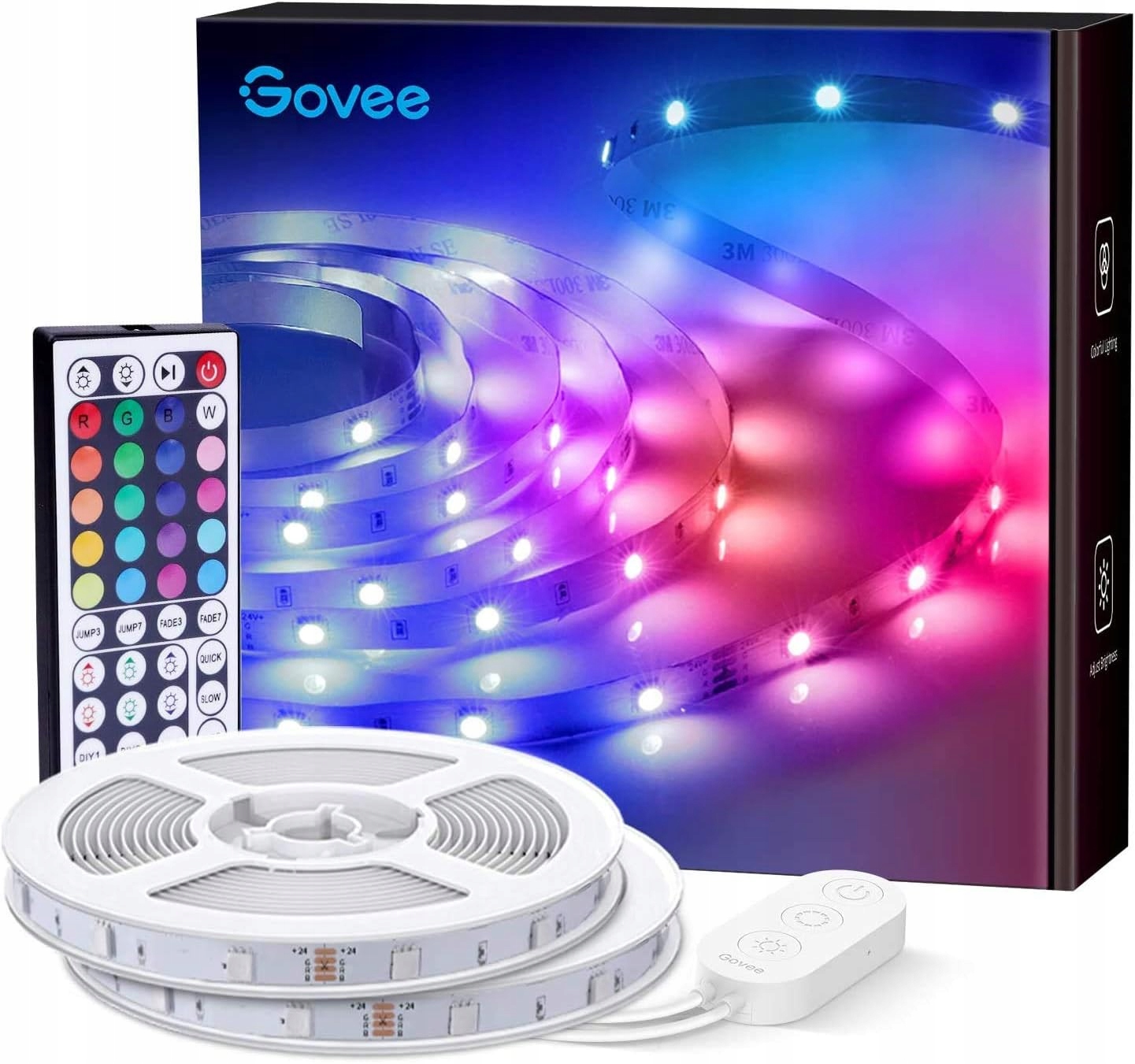 Taśma Pasek LED RGB DIY z Pilotem 2x10m Govee RGB LED