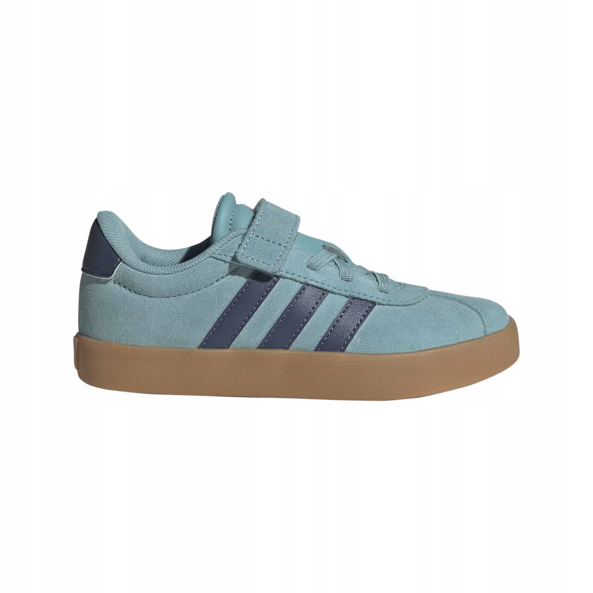 Buty dziecięce sportowe adidas VL Court 3.0 IH3962 niebieskie na rzepy 31