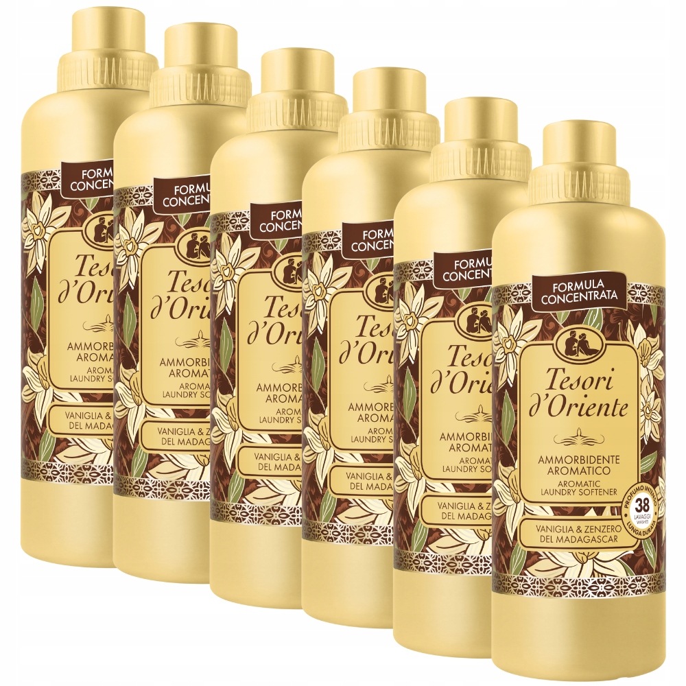 Levně Tesori d'Oriente Vaniglia e Zenzero tekutá aviváž 6x760 ml