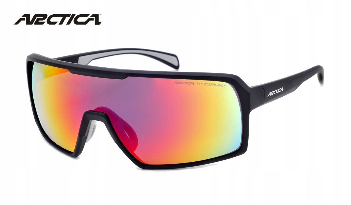 ARCTICA Okulary S-332A PRZECIWSŁONECZNE SPORTOWE ROWEROWE DUŻE SZKŁO Marka Arctica