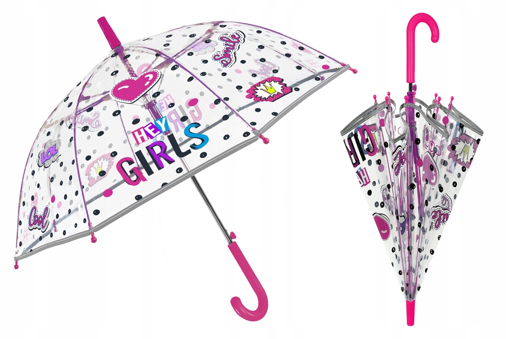 

Parasolka dziecięca z Odblaskową lamówką Girls