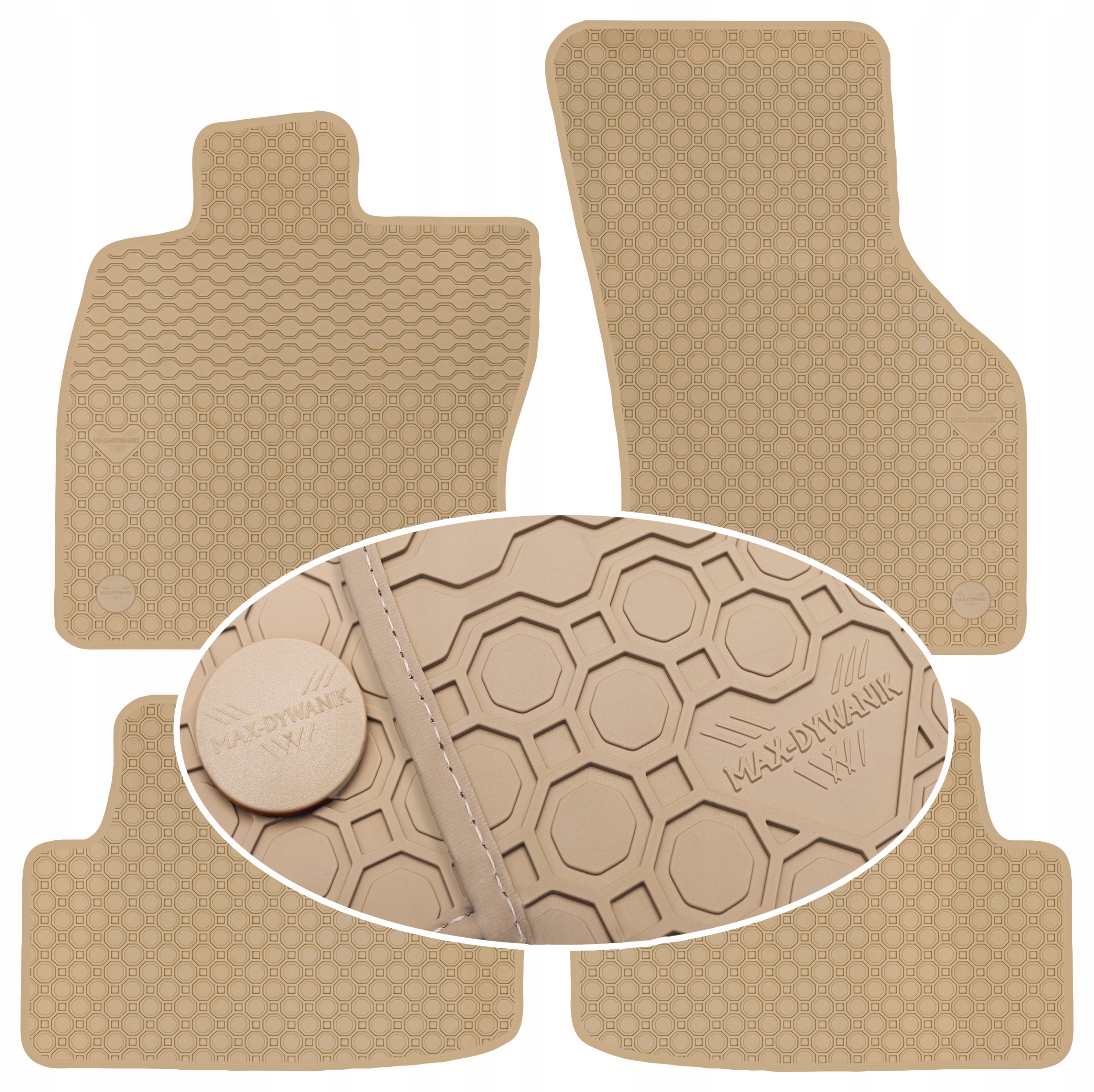 Audi A3 8V 2013-2020 Koberce Béžové