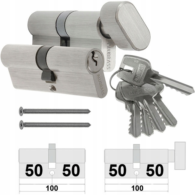 

Wkładki Alubrass 50/50 G50/50 System 5KL Nikiel