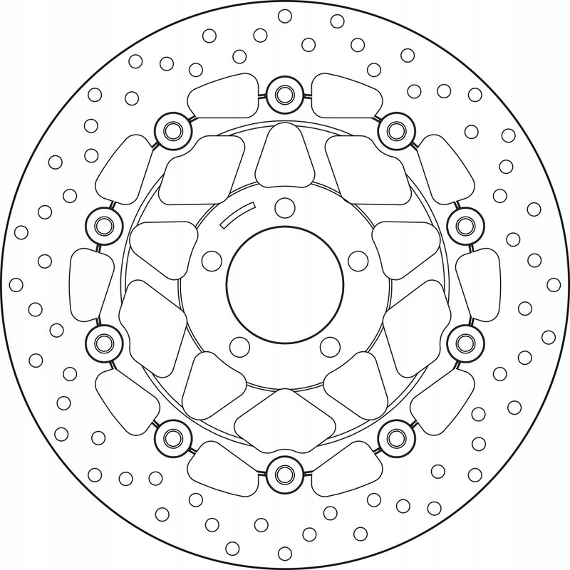 Brzdový Kotúč Brembo Kawasaki ZR-7 GPZ1100E ZZR250 ZR550 78B40841