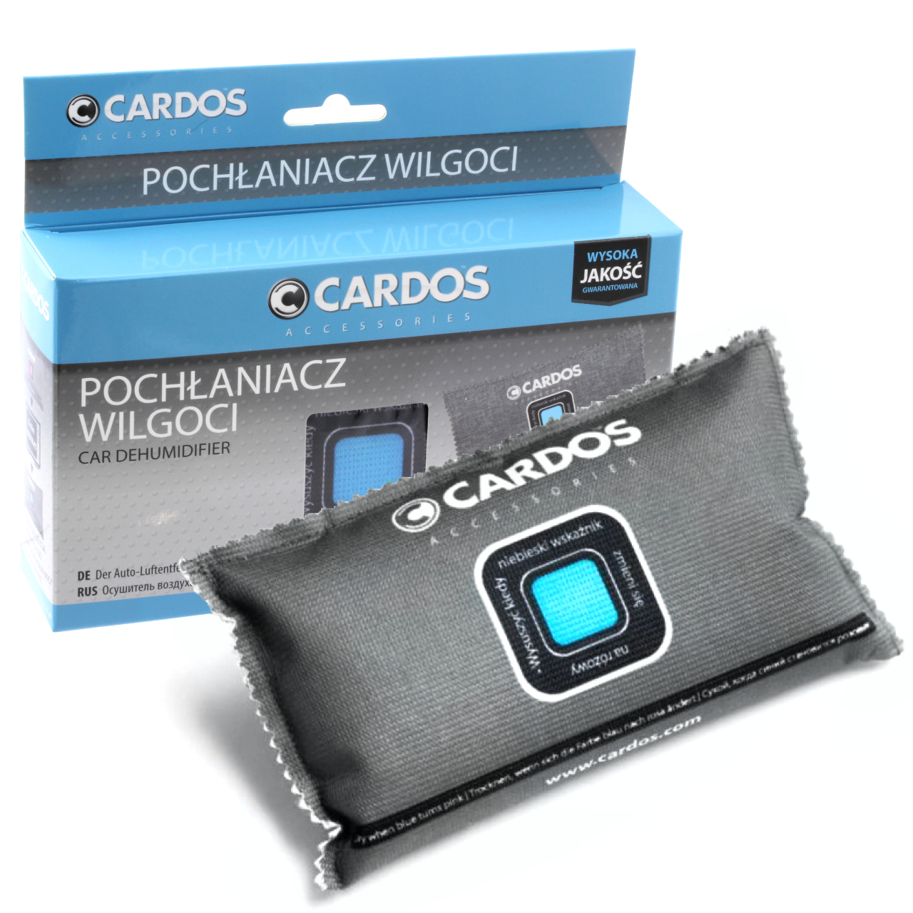 

Cardos Odnawialny pochłaniacz wilgoci do samochodu