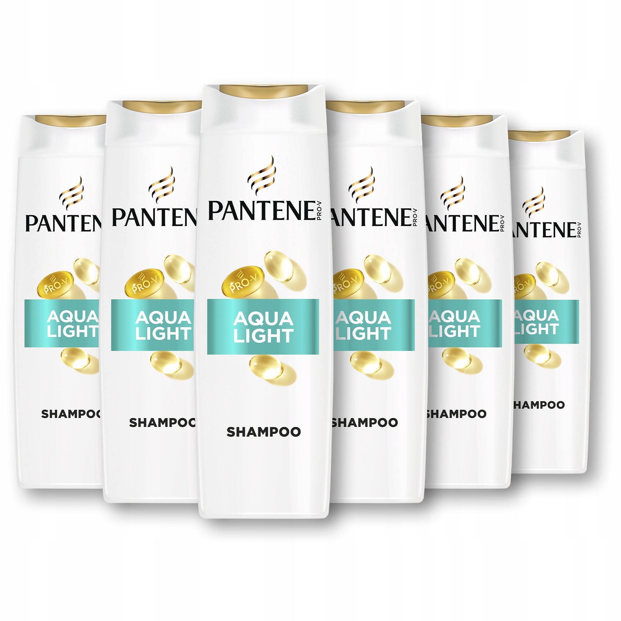 Pantene Pro-V Aqua Light Szampon do włosów przetłuszczających się, 6x400 ml