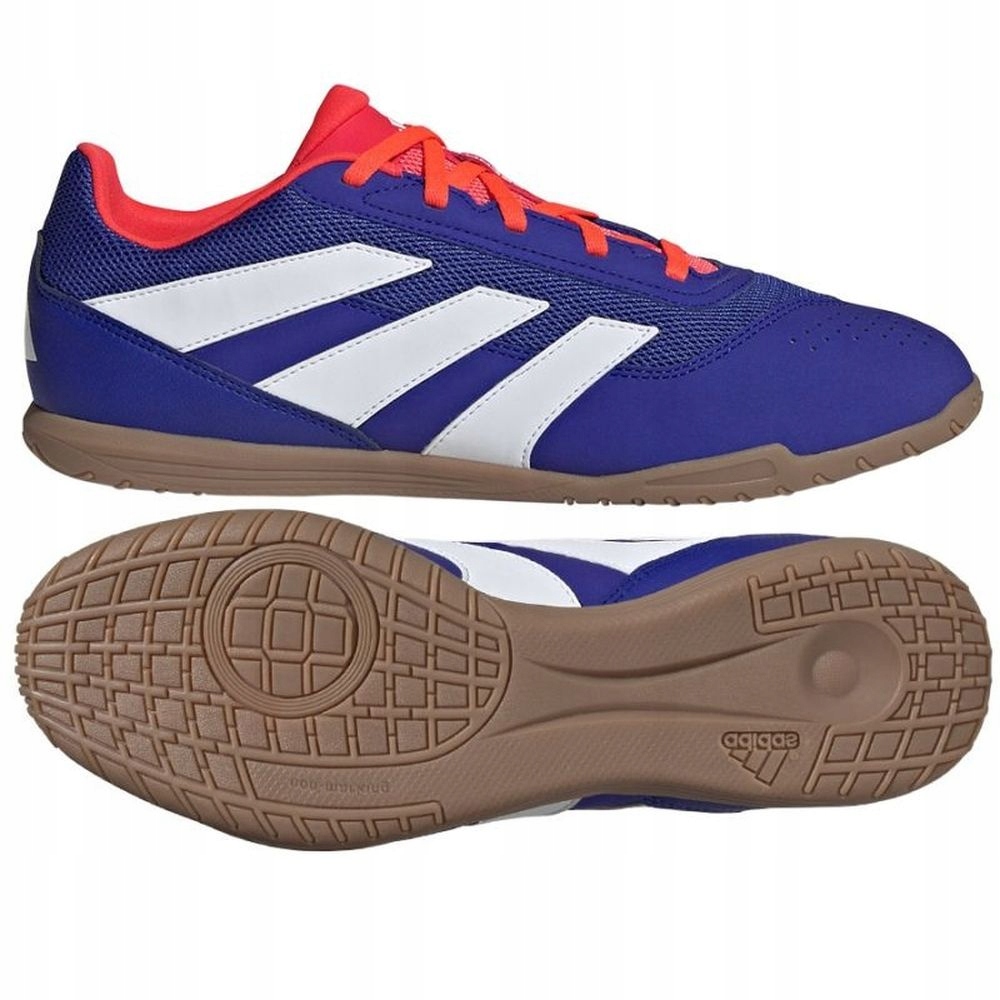 Buty halowe adidas niebieskie 44 2/3 bez skarpety niebrudząca podeszwa