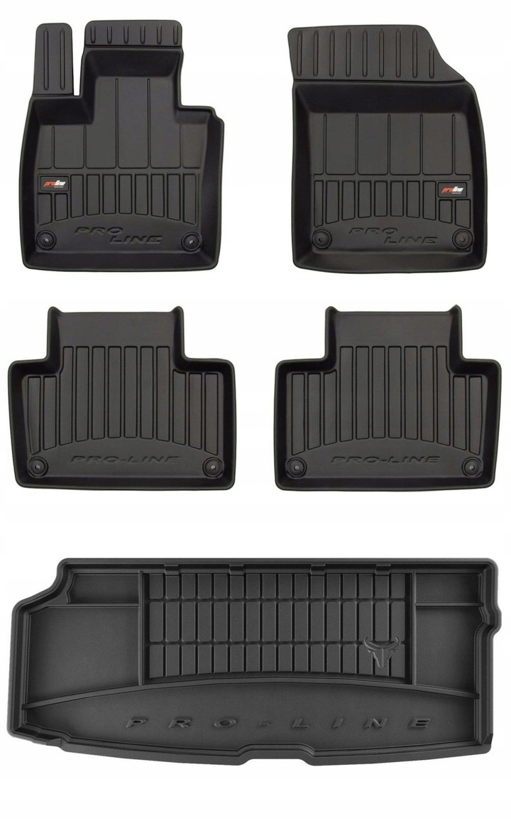 Set 3D gumové rohože Volvo XC90 2 od roku 2015