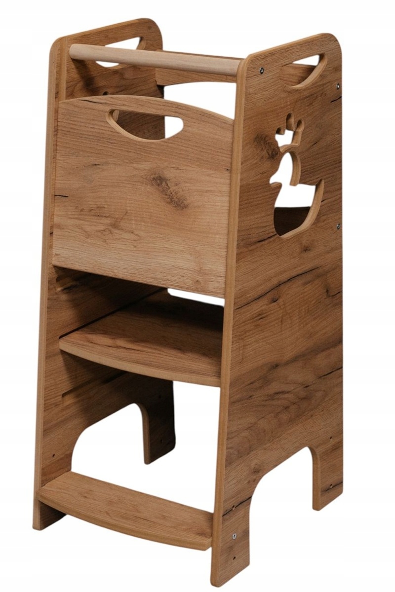 Pomocnik Kuchenny Montessori Regulowany Kitchen Helper Quack Wood