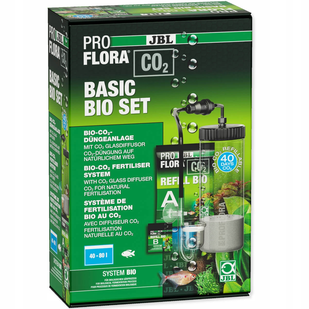 Jbl ProFlora Basic Bio Zestaw CO2 do 40-80L