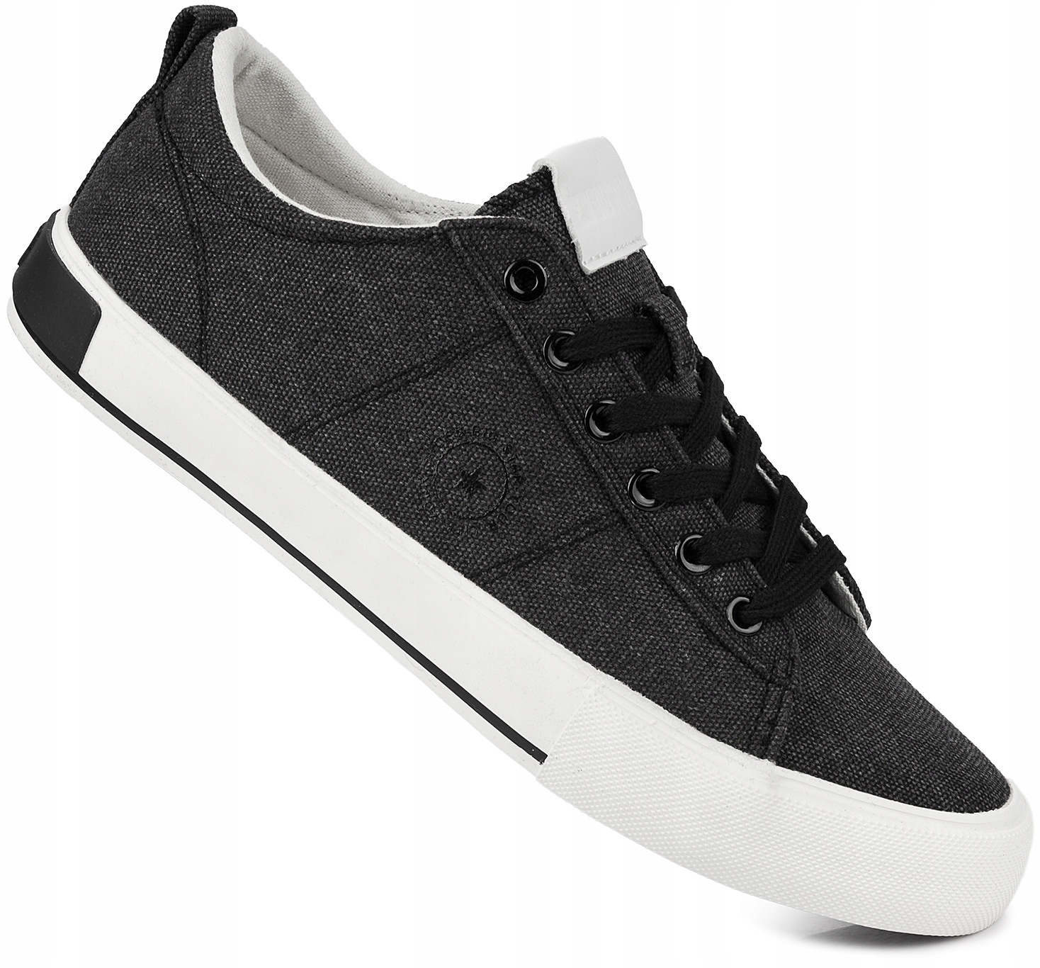 Big Star Męskie Buty Trampki Sportowe Jeansowe Czarne r. 43