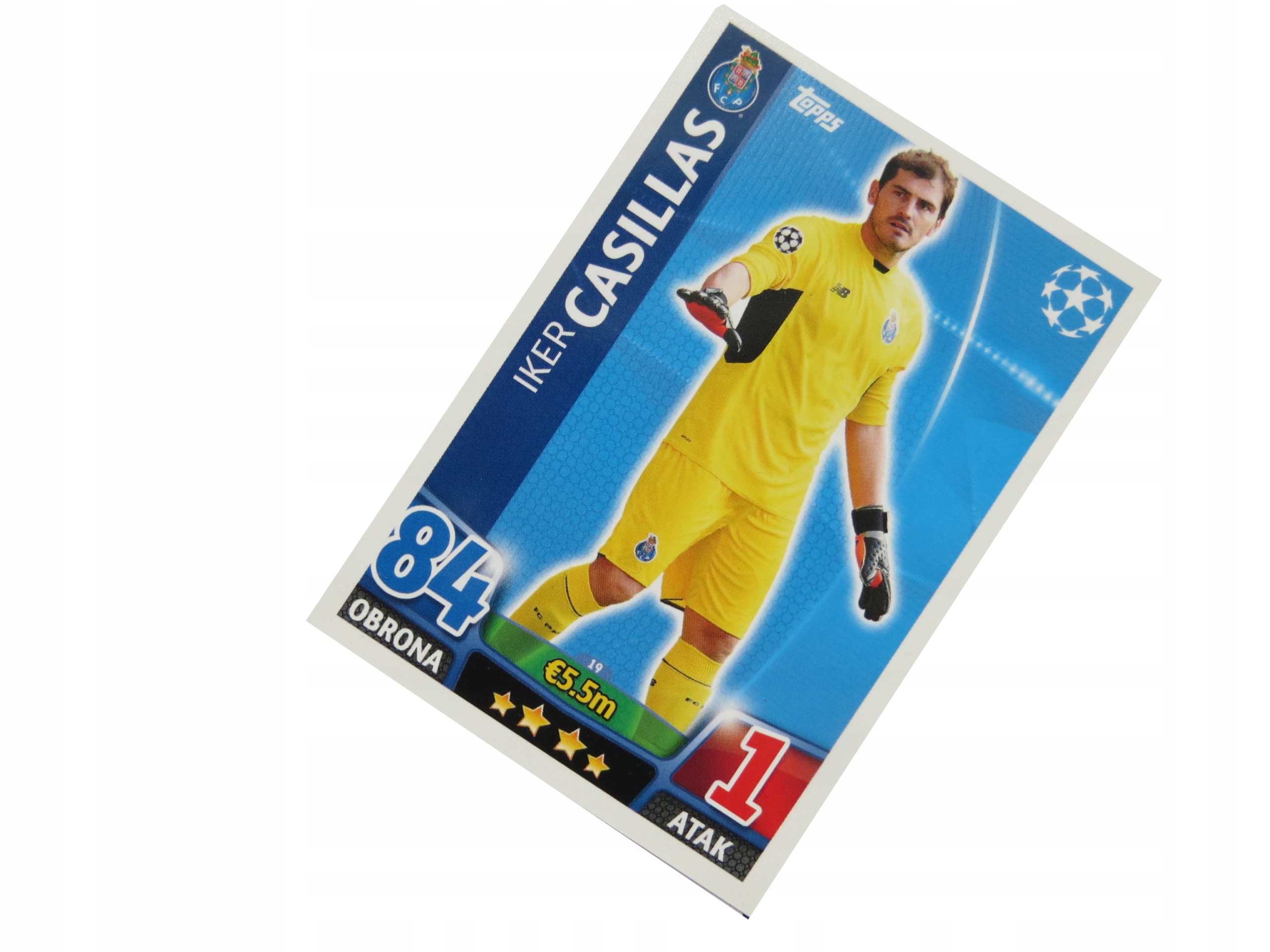 Topps Champions League 2015/2016 Karta Piłkarska Base Casillas 19 Real