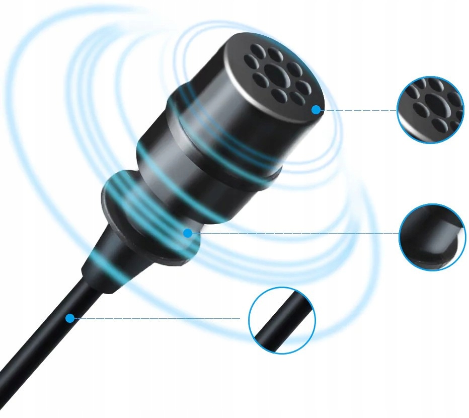 MOZOS LAVMIC1 mikrofon krawatowy do telefonu aparatu mini jack klips gąbka Marka MOZOS