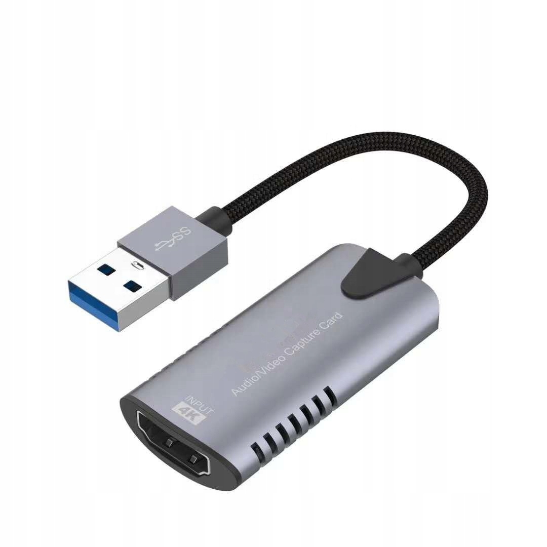 USB 3.0 - Grabber Nagrywarka Obrazu PC HDMI 4K OBS