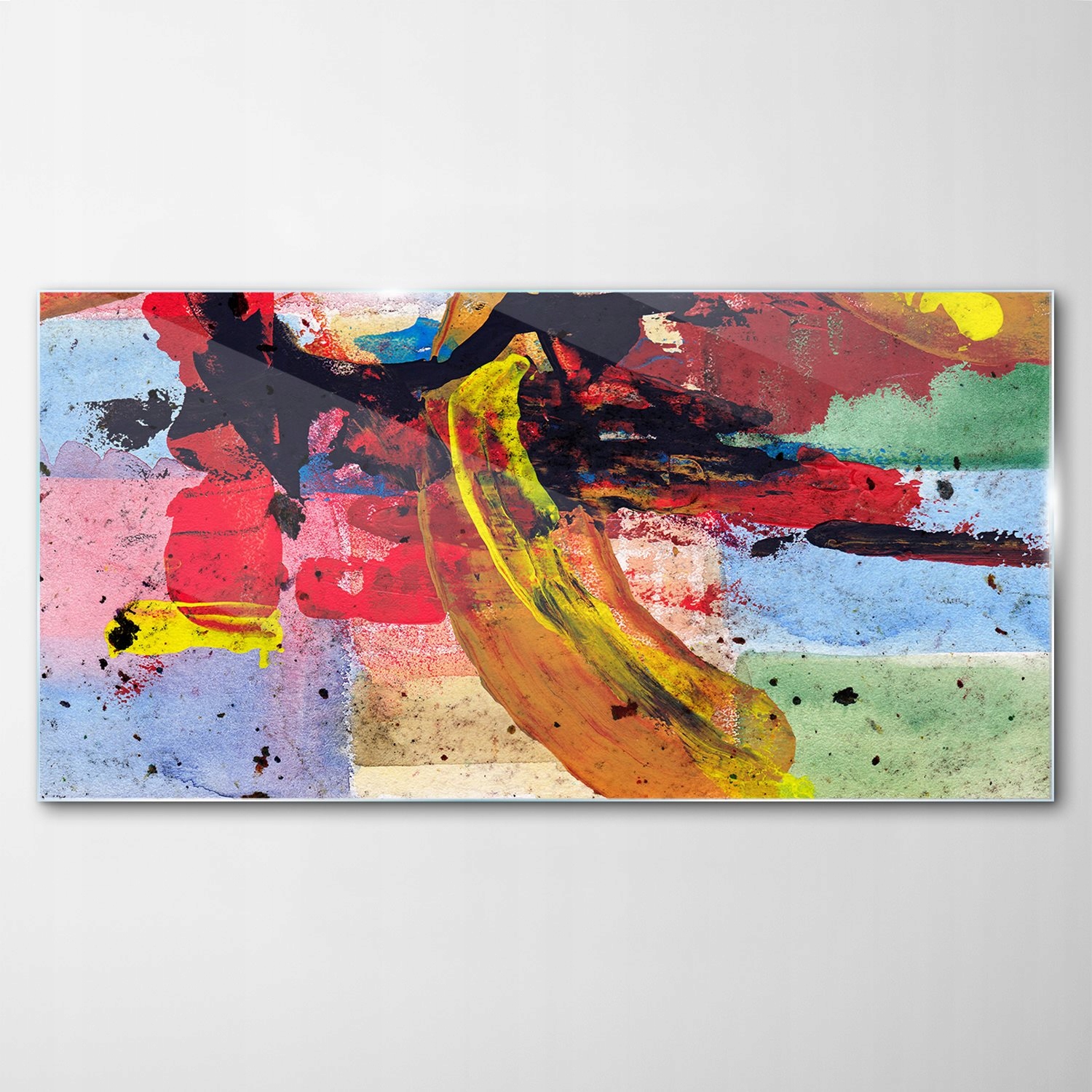 

Hartowany Obraz Szklany Abstrakcja Grunge 120x60