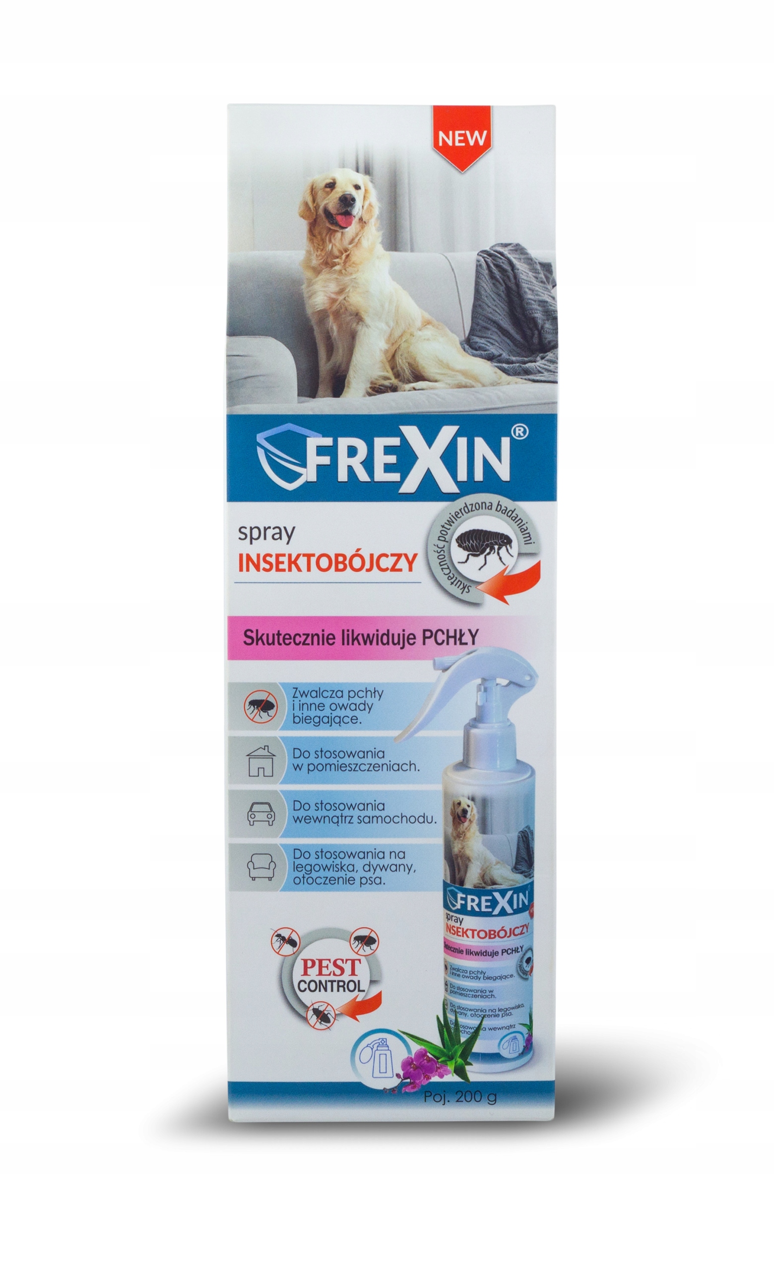 

Frexin Spray insektobójczy na legowiska 200 g