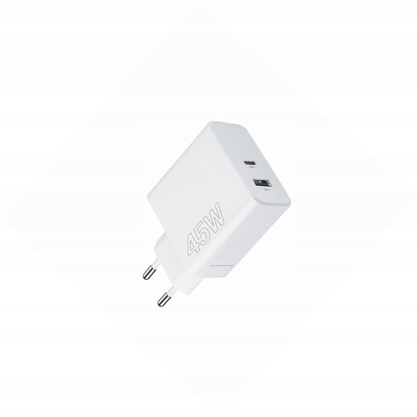 Szybka ładowarka 45W sama kostka 2 wejścia do Nokia 3.4