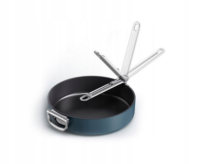 Panvica Joseph Joseph Space 28 cm modrá Okrúhla keramická povrchová úprava