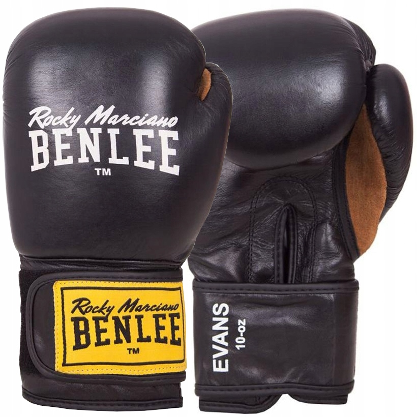 Skórzane Rękawice Benlee Bokserskie Evans Skóra Sparingowe Treningowe_16 oz