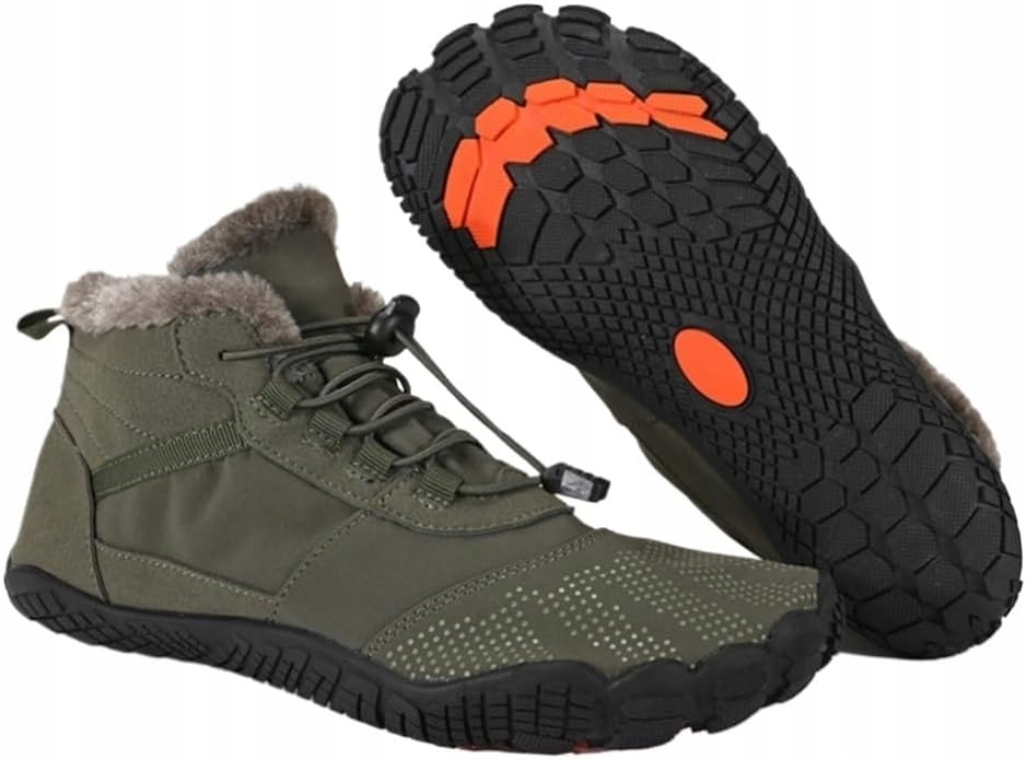 BUTY BAREFOOT TREKKINGOWE WODOODPORNE Z CIEPŁĄ PODSZEWKĄ 39