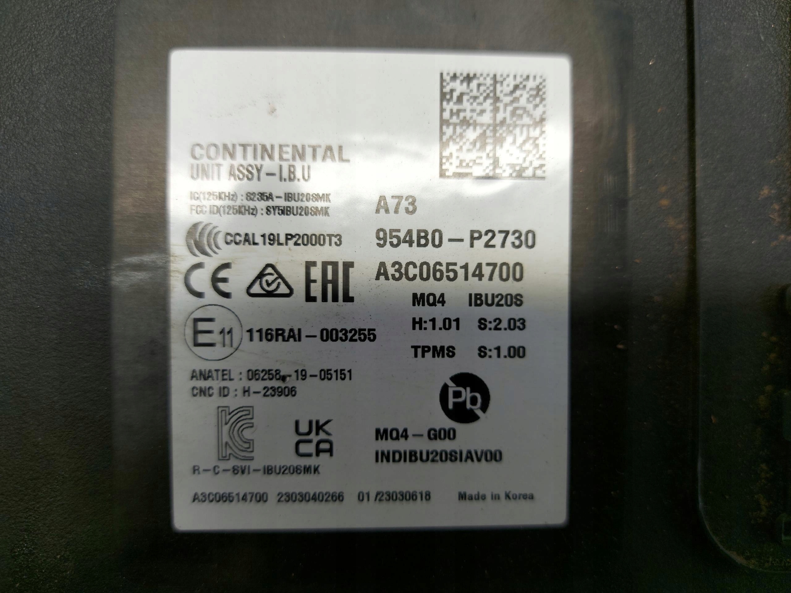 Kia Sorento IV 4 module control unit komfortu BCM 2.0 crdi 954b0-p2730