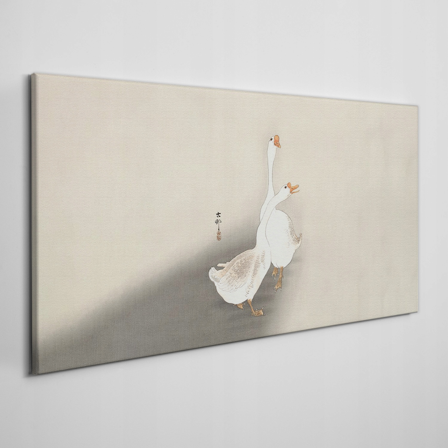 

Obraz na ramie płótno Zwierzę ptaki gęsi 140x70 cm