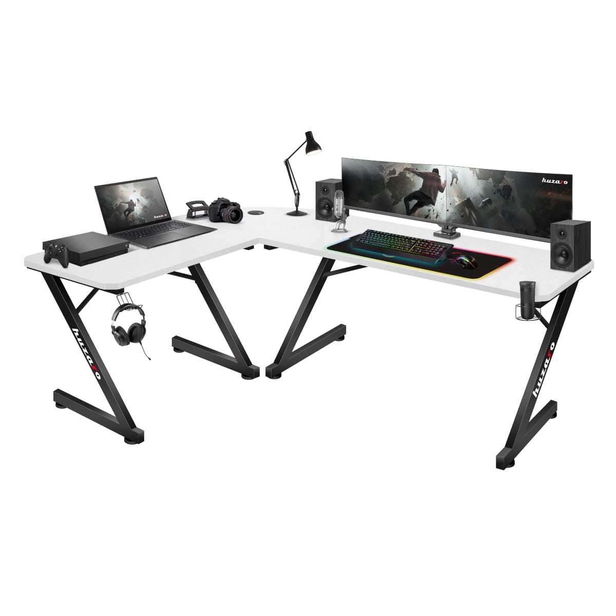 

Biurko Gamingowe Huzaro Hero 7.0 White