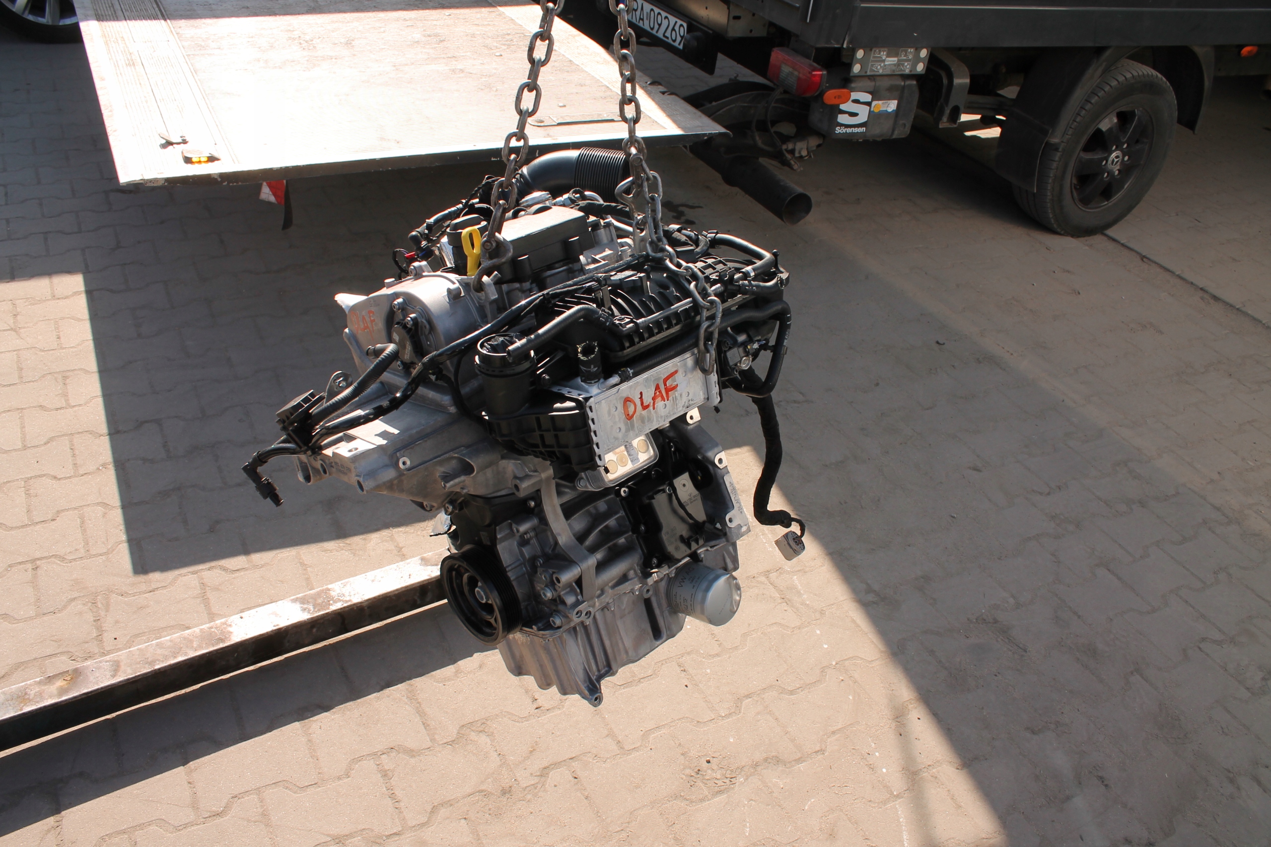 engine complete VW SKODA AUDI DLAF 20 TYSKM