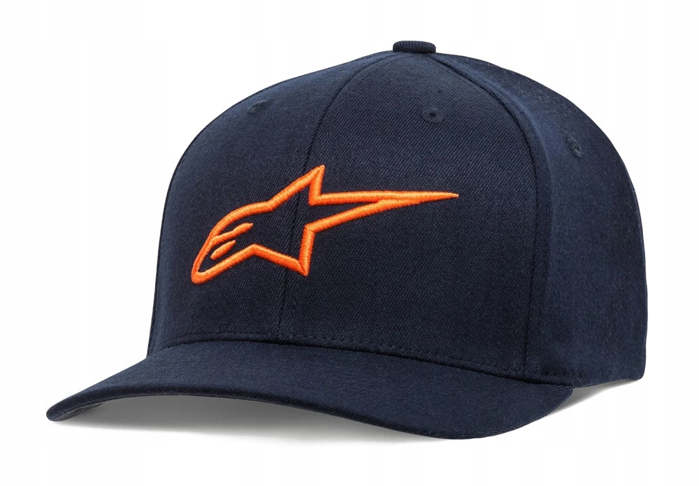 Kšiltovka Alpinestars Ageless Curve vel. S S/m Navy Orange (Tmavě modrá/Oranžová)