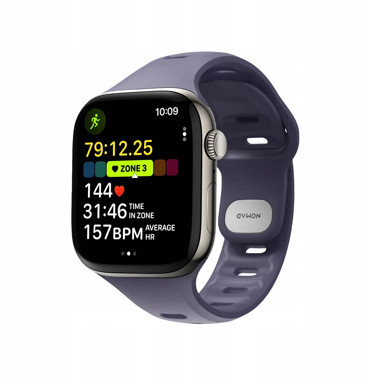 Pásik pre Apple Watch 45mm/46mm Športový Nomad Tempo Band, odolný Fkm