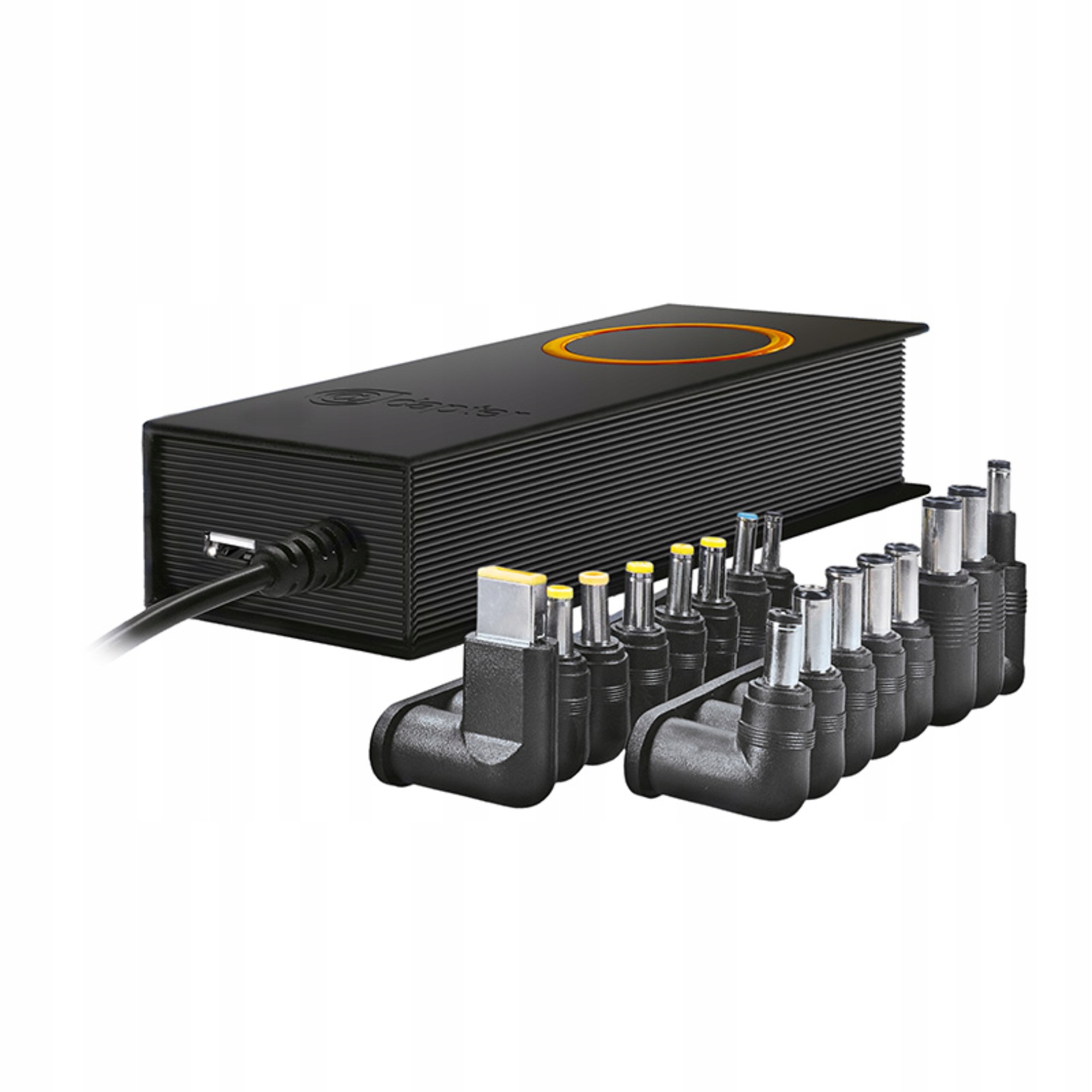 Solight univerzální napájecí zdroj 90W, 16 koncovek, automatický, Usb-a, če