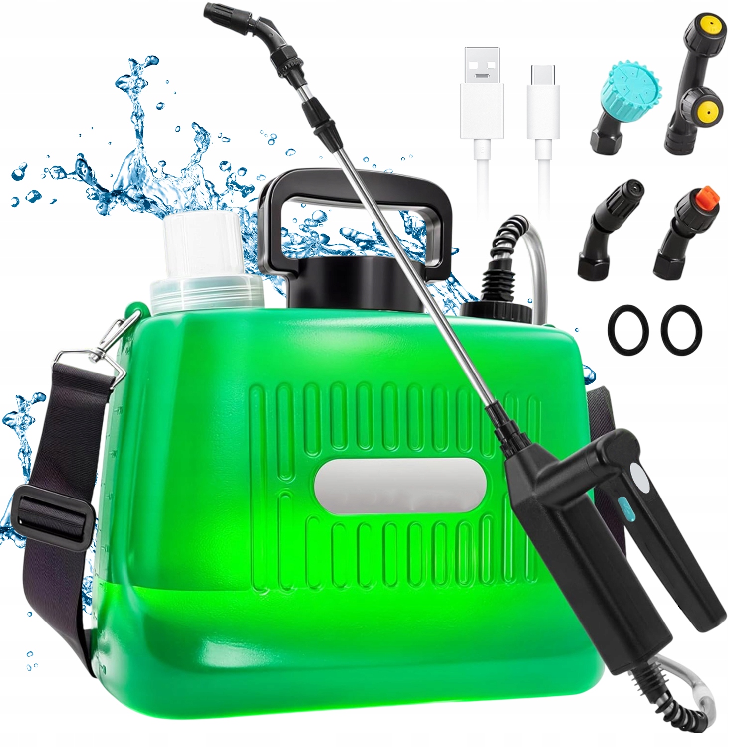 Akumulátorový Zahradní Postřikovač 8L Batohový Lanca 7.4V